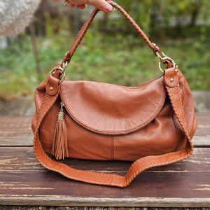 Onna Ehrlich Brown Shoulder Bag
